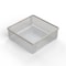 Anysizebasket Light Duty Basket: 6Lx6Wx2H, 304 SS, No Handles, Mesh: 4 x .032 FLB-060060020-N04S - alternate 1